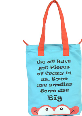 29% OFF on Greenobag Crazy Eyes Tote Blue 29% OFF on Greenobag Crazy Eyes Tote Blue