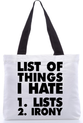 30% OFF on Rebel Message Tote White 30% OFF on Rebel Message Tote White