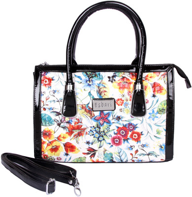 Esbari Shining Flower Hand-held Bag Black-133