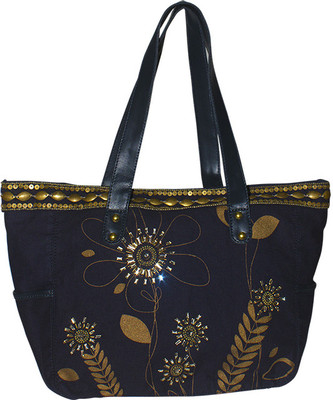 54% OFF on Ivory Tag Camille Printed Shoulder Bag Blue