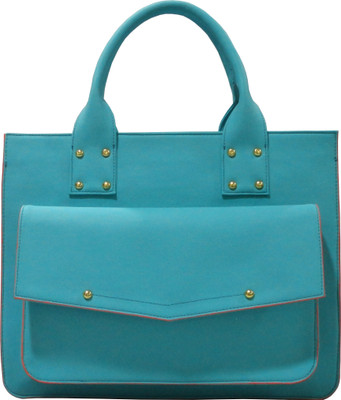 4% OFF on Toteteca Edge Colored Hand-held Bag Turquoise
