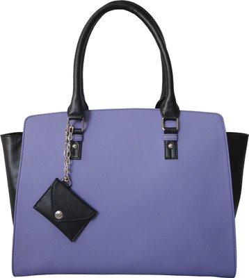 Toteteca Bag Works Wide Sideways Satchel Shoulder Bag - Purple