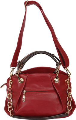 50% OFF on Thegudlook Large Slip Pocket Shoulder Bag Maroon 50% OFF on Thegudlook Large Slip Pocket Shoulder Bag Maroon