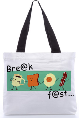 30% OFF on Rebel Breakfast Tote White