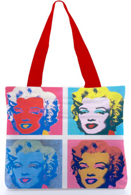 30% OFF on Snoogg Canvas Design Art Pop Marlyn Monroe Tote Multicolor