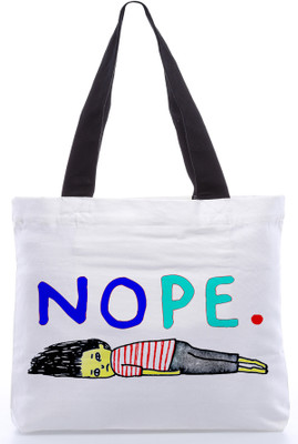 30% OFF on Rebel NOPE Tote White 30% OFF on Rebel NOPE Tote White