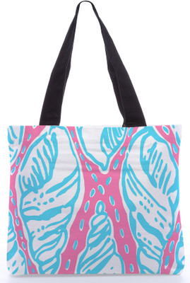 40% OFF on Snoogg Canvas Design Ice Cream fun Shoulder Bag Pink, White n Blue