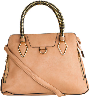 55% OFF on Glitters Smart with Designer Hand-held Bag Beige 55% OFF on Glitters Smart with Designer Hand-held Bag Beige