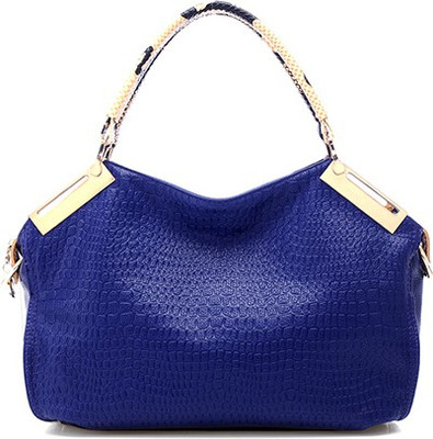 77% OFF on Superimported Crocodile Pattern Shoulder Bag Blue-03 77% OFF on Superimported Crocodile Pattern Shoulder Bag Blue-03