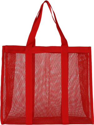 27% OFF on Garam Masala Net Crafted Shoulder Bag Red1