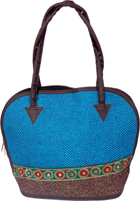 57% OFF on Womaniya Handicraft Jute Shoulder Bag Turquoise 57% OFF on Womaniya Handicraft Jute Shoulder Bag Turquoise