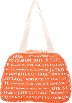 Jute Cottage Tape Handle Lunch Shoulder Bag Tenzarine Jute Cottage Tape Handle Lunch Shoulder Bag Tenzarine