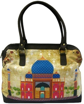 The Bombay Store Taj Colourful Print Hand Bag - Multi-color