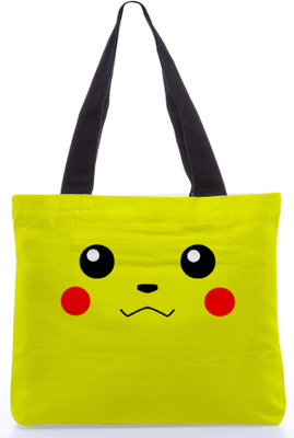 30% OFF on Snoogg Canvas Design Teenager Tote Florocent Green