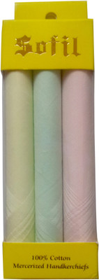 14% OFF on SOFIL Shalini Plain Handkerchief Pack of 3 14% OFF on SOFIL Shalini Plain Handkerchief Pack of 3