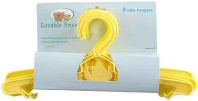 Luvable Friends Plastic Pack of 8 Kids Hangers Luvable Friends Plastic Pack of 8 Kids Hangers