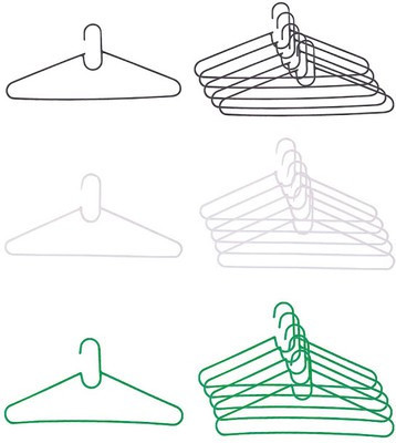 TG's Cast Iron Pack of 18 Cloth Hangers TG's Cast Iron Pack of 18 Cloth Hangers