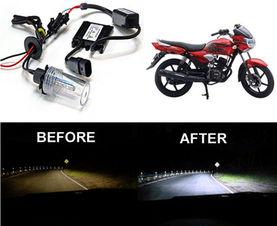 3% OFF on Vheelocityin 78697 HID Headlight With Bulb For TVS