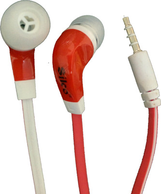 45% OFF on Silco Eco Series Stereo Super Bass Ear phone/ Hands free for Samsung, Apple, HTC, Sony etc_Red Wired Headphones