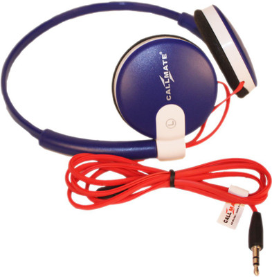 Callmate Headset Walkmen With Mic Wired Headset (Black) 