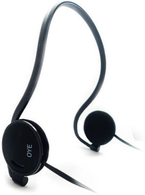 Portronics Oye POR 566 Sports Headphone Wired Headphones (Black, On the Ear) 