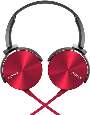 Sony MDR-XB450 On-the-ear Headphone (Red, On the Ear) 