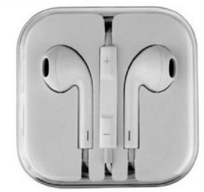 Animate Extra Bass Stereo Earphone Wired Headphones (White) 