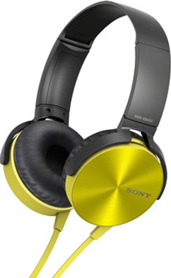 Sony MDR-XB450 On-the-ear Headphone (Yellow, On the Ear) 