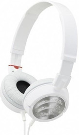 Alexis24 High Quality MDR 300 Stereo Dynamic Headphone Wired Bluetooth Headphones (White, Silver, Over The Ear)