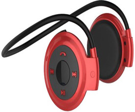 Fresh Beatz High Quality MINI 503 Stereo Dynamic Headphone Wireless Bluetooth Headphones (Red, Over The Ear)