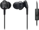 Audio Technica ATH-ANC33iS BK In-the-ear Noise Canceling Headset - Black