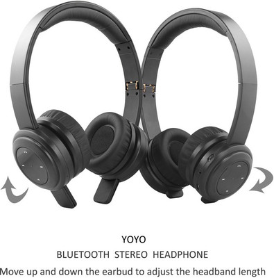 Jabees 12004 Wireless Bluetooth Headset With Mic (Black) 