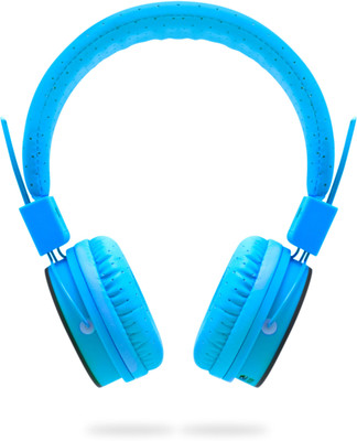 Brainwavz Kidwavz KV-100 Childrens Wireless Volume Limited Wired & Wireless Bluetooth Headset (Blue) 