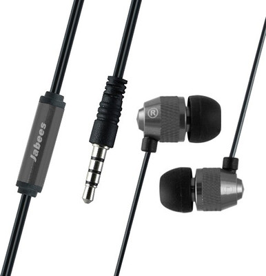 Jabees 13C01 Wired Headset With Mic (Grey) 