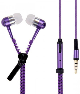 888 MD0006 Wired Headset With Mic (Purple) 