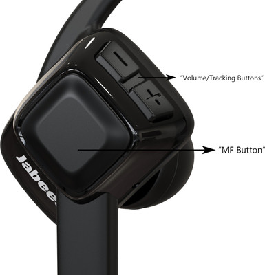 Jabees BeaTing Wireless Bluetooth Headset (Black) 