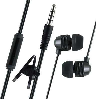 Jabees 13C01 Wired Headset With Mic (Black) 