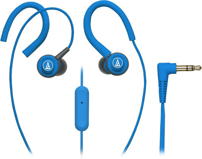 Audio Technica ATH COR150iS BL Wired Headset (Blue) 