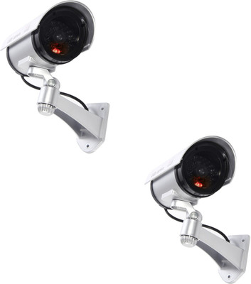 33% OFF on Pindia Set Of 2 Cctv Blinking Led Dummy 4 Channel Home Security Camera