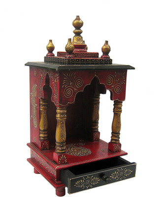 17% OFF on Decorhand Wooden Home Temple Height: 50 cm 17% OFF on Decorhand Wooden Home Temple Height: 50 cm
