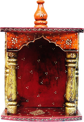 51% OFF on RajLaxmi Wooden Home Temple Height: 31 cm 51% OFF on RajLaxmi Wooden Home Temple Height: 31 cm