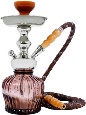 19% OFF on Mya 14 inch Glass, Steel, Ceramic Hookah