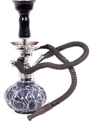 53% OFF on True Pumpkin Long chillum Style 12 inch Glass Hookah