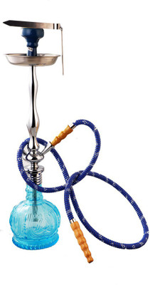 True Large Sky Blue Maya 30 inch Glass Hookah