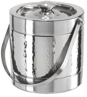 50% OFF on Tirupati Elegant Double Wall Hand Hammered Stainless Steel Ice Bucket Steel
