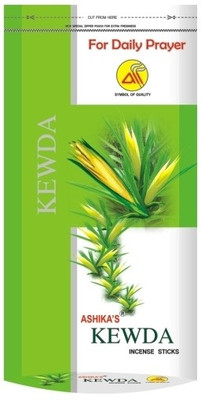 Ashika's Kewda Zipper Pouch For Daily Prayer 150 Grams Incense Sticks