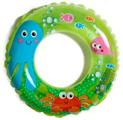 44% OFF on Intex Ocean Reef Transparent Inflatable Swim Ring