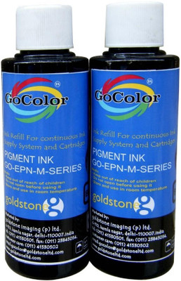 71% OFF on GoColor M Series Inkjet Printer Pigment 100 ml x 2 Bottle Black Ink 71% OFF on GoColor M Series Inkjet Printer Pigment 100 ml x 2 Bottle Black Ink