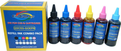 34% OFF on GoColor Epson 100 ml Dye Ink X6 color Cyan Ink 34% OFF on GoColor Epson 100 ml Dye Ink X6 color Cyan Ink