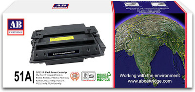 69% OFF on AB Cartridge Compatible 51A / Q7551A Cartridge - For Use in HP LaserJet P3005, M3027 , M3027x , M3035 MFP Black Toner